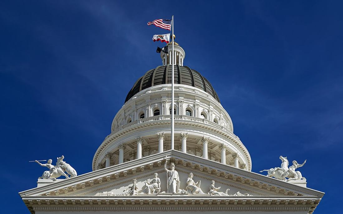 California State Capitol (top), NW view up