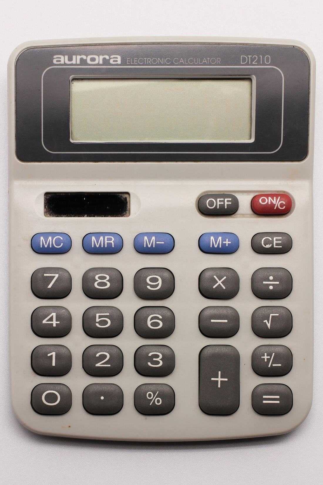 Aurora electronic calculator DT210 04